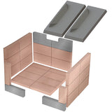 Napoleon 1402/1450 Wood Stove Complete Brick Set: W580-0005