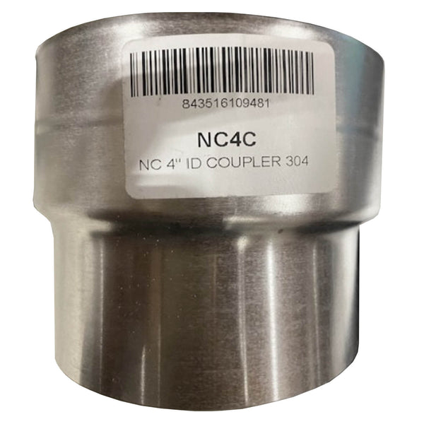 National Chimney 4" ID Male to Female Coupler: NC4C