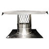 National Chimney 4" Top Kit With Plate & Cap: NC4TK