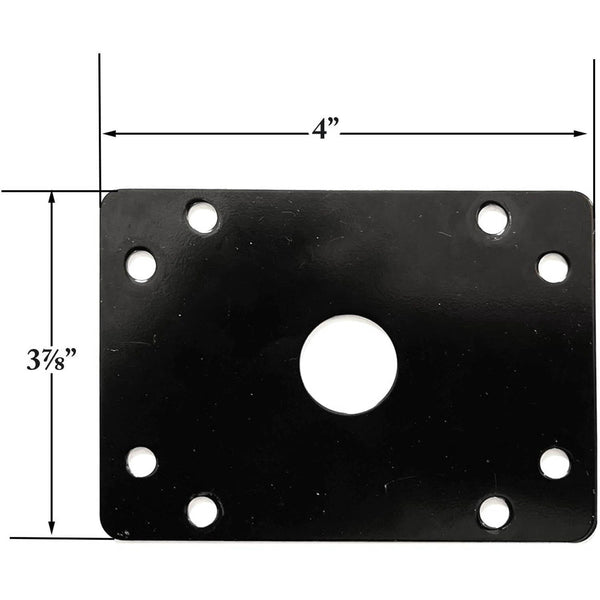 Oklahoma Joe's, Mounting Plate for Auger Motor for 900 DLX and 1200 DLX Pellet Grills: #16813-14-MOUNTING-PLATE