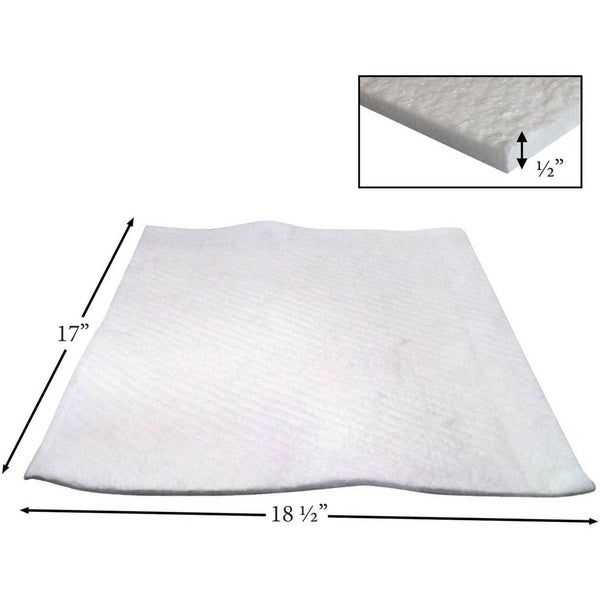 Osburn C-Cast Top Insulation Blanket (18-1/2" x 17" x 1/2"): 21416-AMP