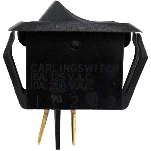 Gas & Wood Fireplace 2-Way On/Off Black Rocker Switch