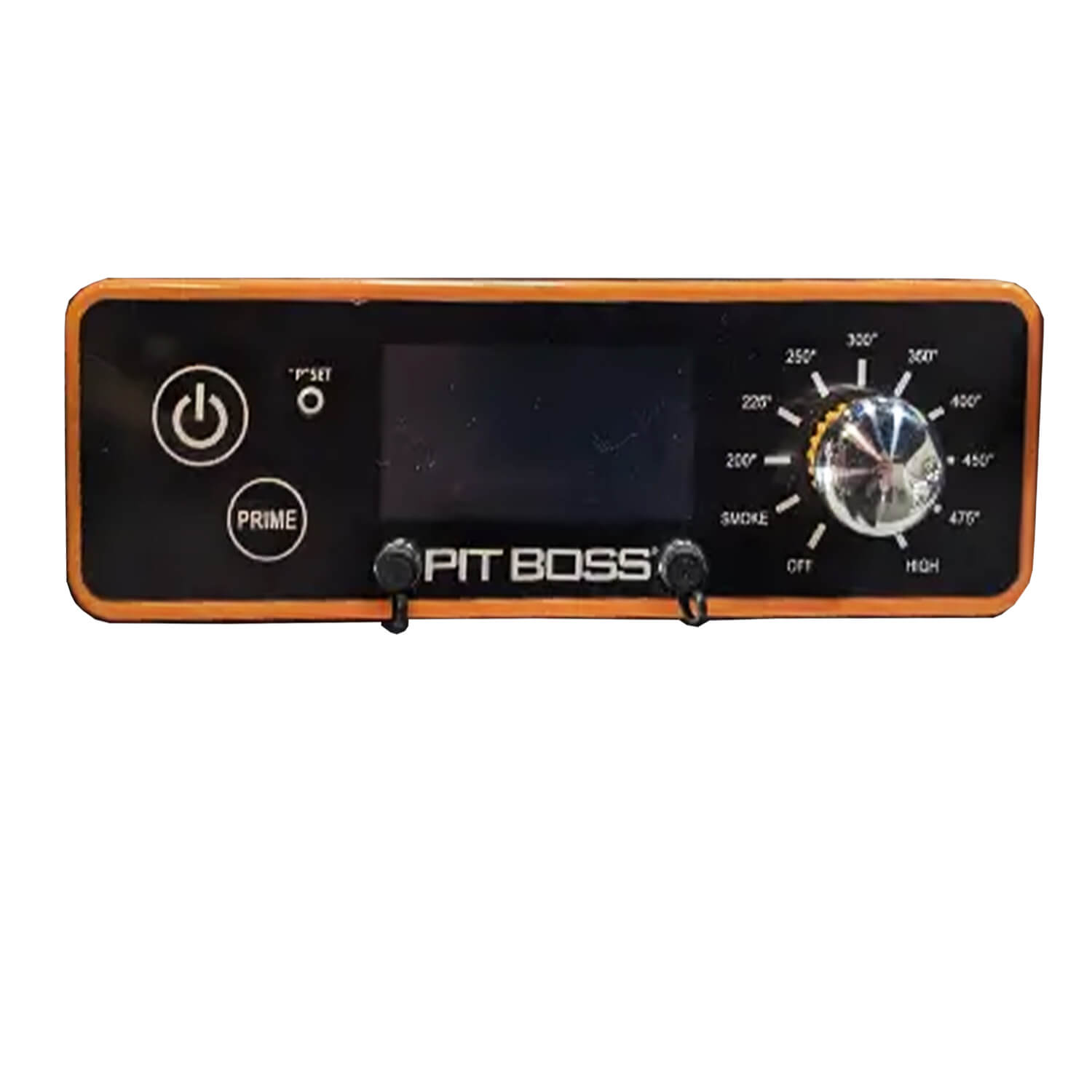 Pit Control Pit Boss Rectangle Analog Control Board with Orange Trim for Sportsman
