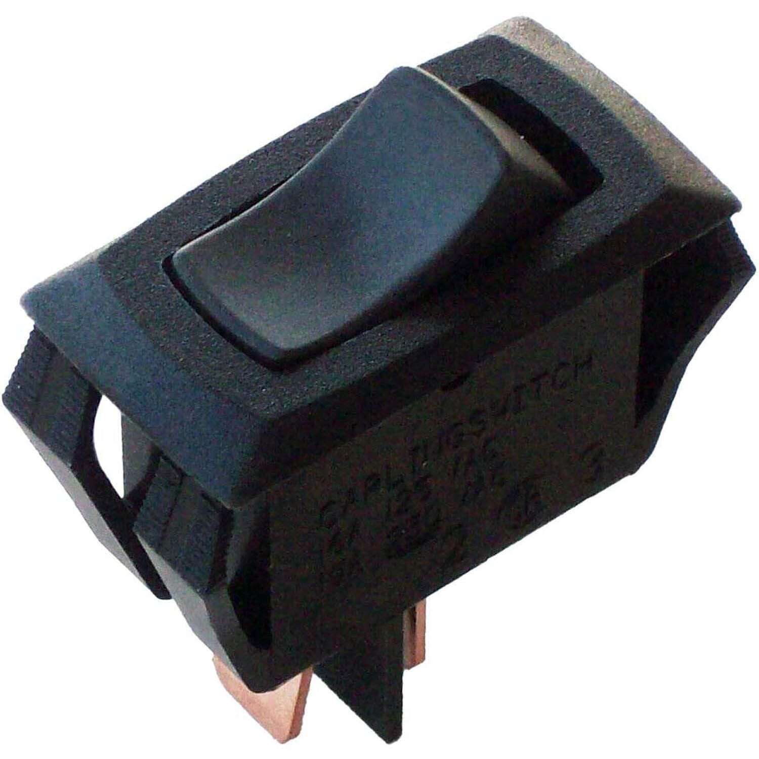 Gas & Wood Fireplace 2-Way On/Off Black Rocker Switch