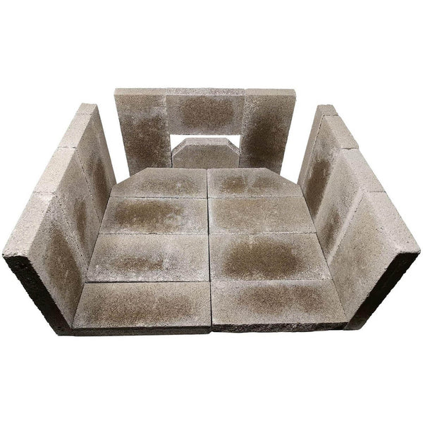 Quadra-Fire Complete Brick Assembly For Select 3100: 832-1500