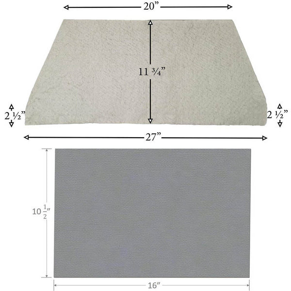 Quadra-Fire - 2700-I ACT Baffle Board & Ceramic Blanket Kit