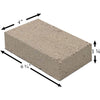 Pumice Firebrick For Stoves and Fireplaces (6.75" x 4" x 1.25”) PUMICE-BRICK-54