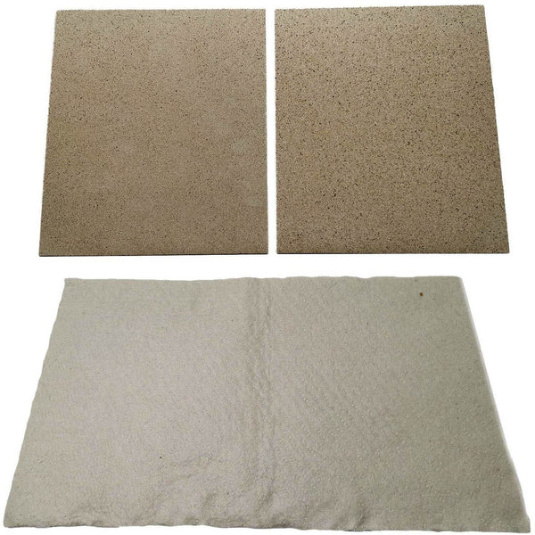 Quadrafire Baffle Boards (SRV7046-119) & Ceramic Blanket (832-3390) Set, PP2578