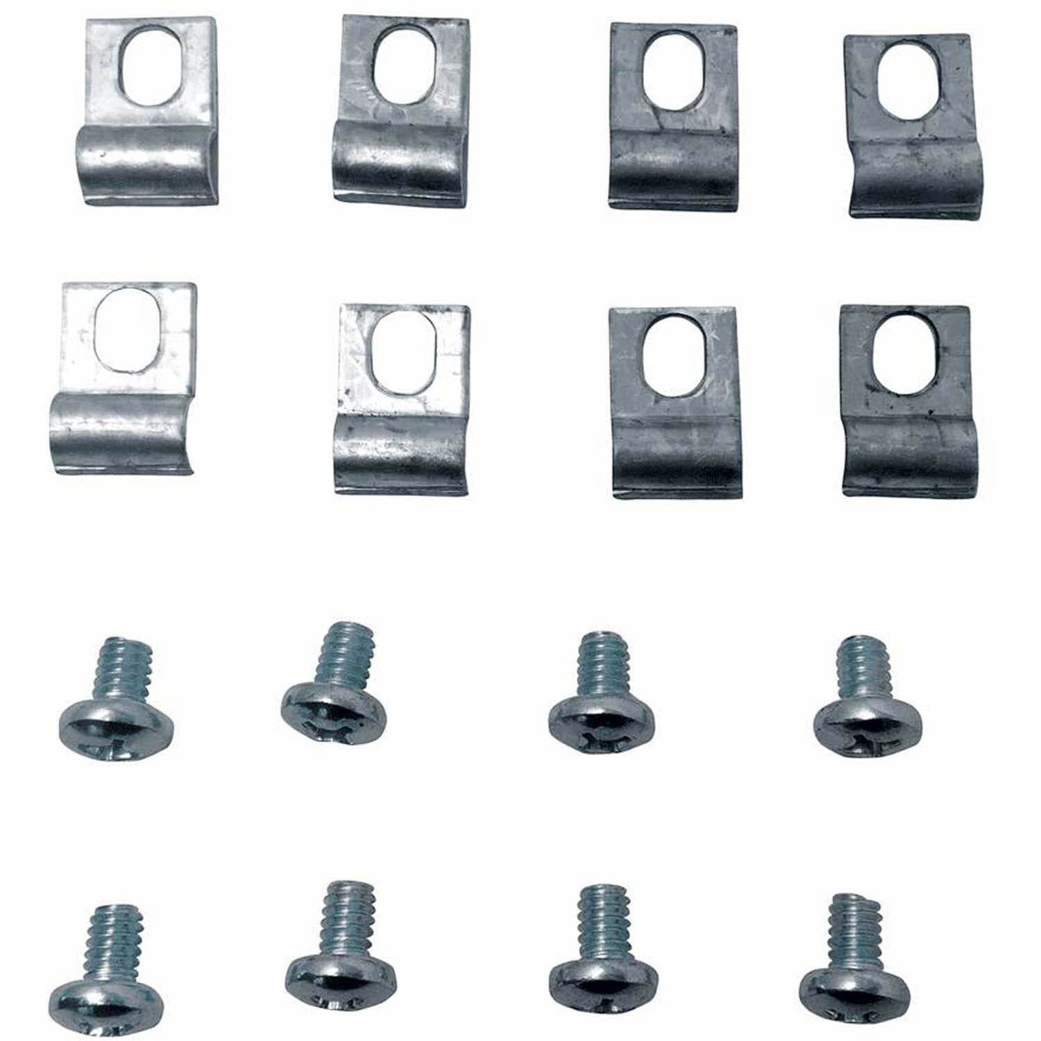 Replacement Retainer clip / screws 8 per pack fits Contemp/traditional  Door, GR47/48/57/58/77/78 FS BVENT, C33/1/2/3 FS BV, Z2510/2500/RO  Warmhearth Plus R90 PR67 H300846-920