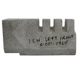 Russo Left Front Brick for 1CWA Wood Stoves: R-001-0364