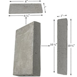 Russo Tapered Front Brick for 2CWA Wood Stoves: R-001-0384