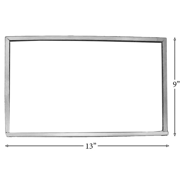 Russo Wood Stove 9" x 13" Frame Kit - Silver: R-090-1067-AMP