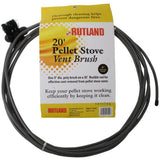3" Brush with 20' Flex Handle Pellet stove vent pipe cleaning kit by Rutland: 17419