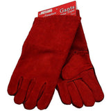 Rutland Red Leather Fireplace Gloves. RT702