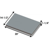 SBI Baffle Board (20" X 14-1/2 " X 1-1/4 "): 2518A