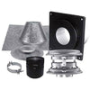 3" Simpson PelletVent PRO, Vertical Kit, for Flat Ceiling: 3PVP-KVA