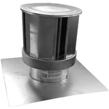 Simpson Duravent Direct Vent Cap Only for 3" x 3" Colinear Liners, 46DVA-CL33VC