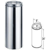 6" x 24" DuraTech Stainless Steel Chimney Pipe: 6DT-24SS