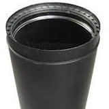 Simpson 6" Double Wall Black Pipe 18" Length: 6DVL-18