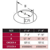 DuraVent DuraTech 7" - 8" Storm Collar: 7DT-SC