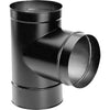 Duravent, 8" Single Wall, Black T, Stove Pipe: 8DBK-T