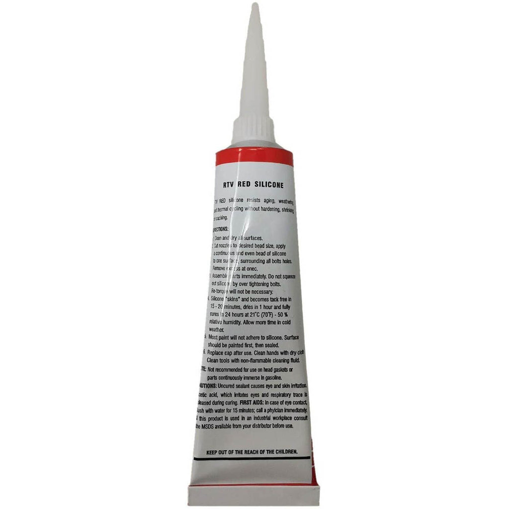 Red Rtv Tube Standard High Temp Red RTV Silicone Gasket Maker: RTV-RED