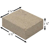 Pumice Firebrick For Stoves and Fireplaces (4.5” x 4.25” x 1.25”): PUMICE-BRICK-101