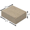 Pumice Firebrick For Stoves and Fireplaces (4.5” x 4.25” x 1.25”): PUMICE-BRICK-101