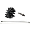 Pellet Stove Vent Pipe 4" Brush & 48" Cleaning Rod Kit