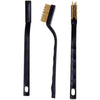 Mini Fine Wire Brush Brass Brush Medium Wire Bristle for Cleaning Welding Slag and Rust (Brass)