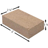 Clay Firebrick (4.25" x 2.125" x 1.25"): CLAY-BRICK-12