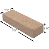 Clay Firebrick (8.875" x 2.25" x 1.25"): CLAY-BRICK-13