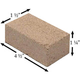 Clay Firebrick (4.5" x 1.5" x 1.25"): CLAY-BRICK-17