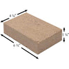 Clay Firebrick For Stoves and Fireplaces (6.5" x 4.25" x 1.25") CLAY-BRICK-21