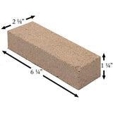 Clay Firebrick (6.25" x 2.125" x 1.25"): CLAY-BRICK-23