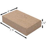 Clay Firebrick (7.75" x 4" x 1.25"): CLAY-BRICK-51