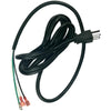 3-Prong AC Grounded Power Cord With Ring Terminal Ground