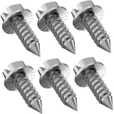 Combustion Blower 1/4" Slotted-Hex Piercing Screws (Set of 6): HDW500