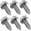 Combustion Blower 1/4" Slotted-Hex Piercing Screws (Set of 6): HDW500