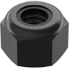 Black Oxide 18-8 Stainless Steel Nylon-Insert Locknut 1/4"-20 Thread Size (NUT-3)