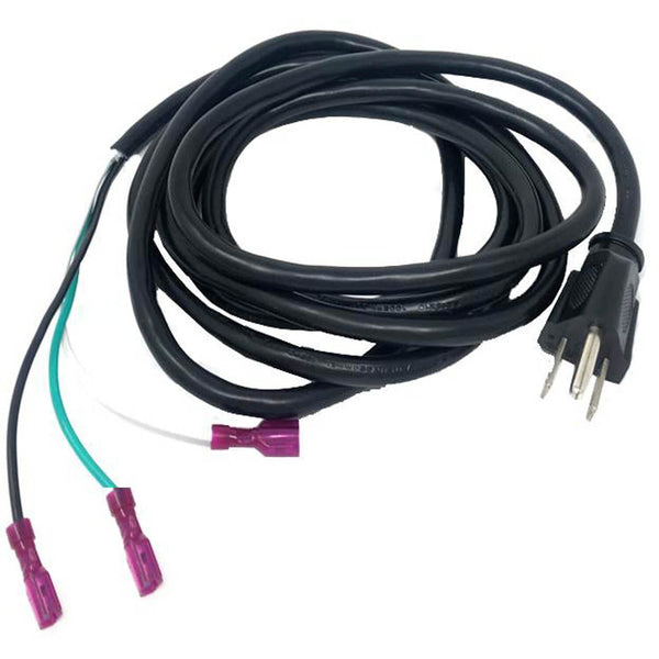 3-Prong AC Grounded Power Cord With 3 Female Spade Connectors