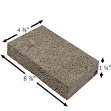 Pumice Firebrick (8.875" x 4.375" x 1.25"): PUMICE-BRICK-11