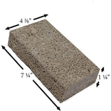 Pumice Firebrick (7.25" x 4.375" x 1.25"): PUMICE-BRICK-12