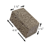 Pumice Firebrick (4.375" x 1.25" x 1.25"): PUMICE-BRICK-14