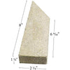 Pumice Firebrick With Angle For Stoves and Fireplaces (8" x 2.25" x 1.25”): PUMICE-BRICK-25