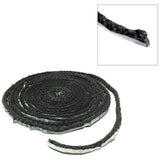 1/8" Round Black Low Density Self Adhesive Gasket - Sold in 5' Increments, RT 310A