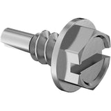Zinc-Plated Steel External Hex/Slotted Head Drilling Screw (SCREW-15)