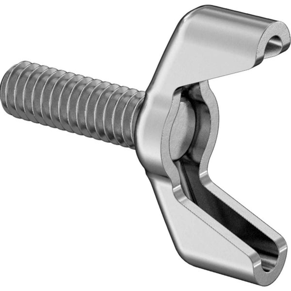 8-32 x 1/2" Zinc-Plated Steel Wing-Head Thumb Screw (SCREW-17)