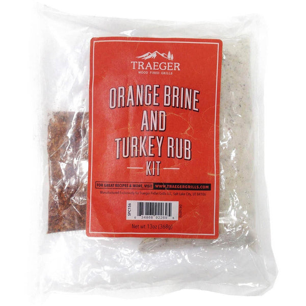 Traeger Orange Brine and Turkey Rub Kit, SPC156