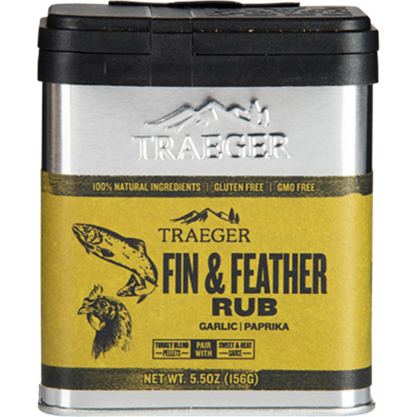 Traeger Grills Fin & Feather Seasoning Rub 5.5oz, SPC176